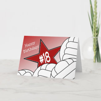 18誕生日おめでとうバレーボールスター！ カード