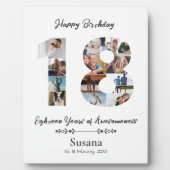 18誕生日カスタム写真集 フォトプラーク (正面)