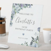 18誕生日ダスティブルーフローラへようこそ 台座サイン (インサイチュ)