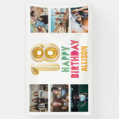 18誕生日バルーンフォトハッピーバースデーパーティー 横断幕 (縦)