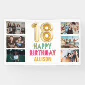 18誕生日バルーンフォトハッピーバースデーパーティー 横断幕 (横)