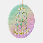 18誕生日レインボーオーナメント セラミックオーナメント (右)