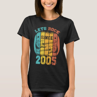18誕生日ヴィンテージ2005レトロ18歳Guit Tシャツ