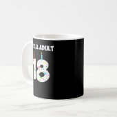 18誕生日公式大人18歳 コーヒーマグカップ (正面左)