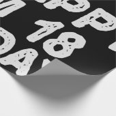 18誕生日嬉しい今日のギフト18だおもしろい ラッピングペーパー (角)