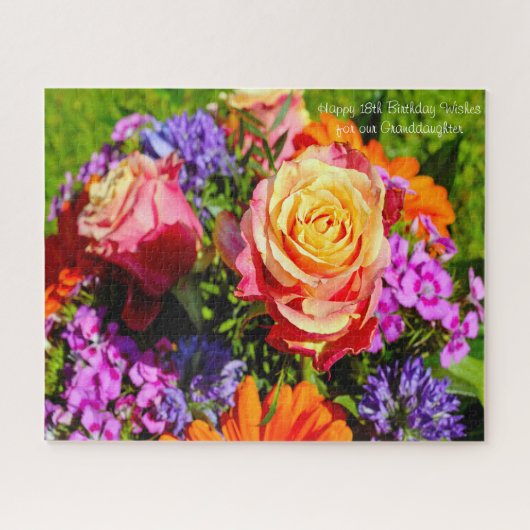 18誕生日孫娘。 ジグソーパズル (横)