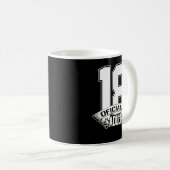18誕生日正式に大人になり現在は白 コーヒーマグカップ (正面右)