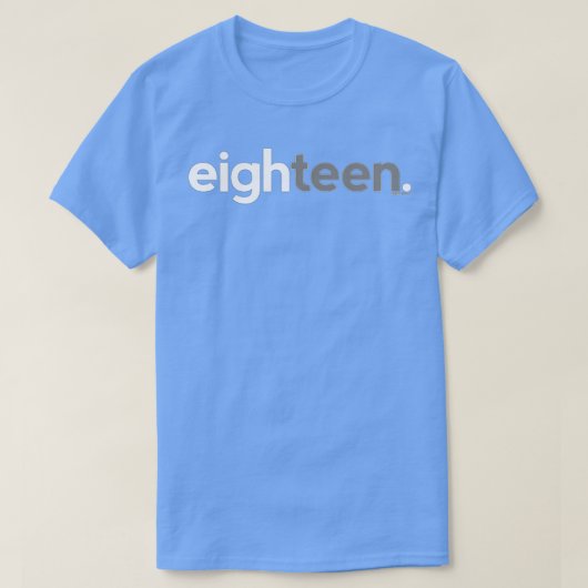 18誕生日男の子18歳18年Pa Tシャツ (デザイン正面)