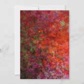 18誕生日赤と黒パーティー 招待状 (裏面)