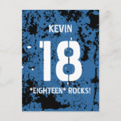 18誕生日18ロックスブルーグランジF18Z 案内ポストカード (正面)