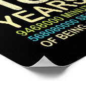 18誕生日18歳ヴィンテージレトロ216 ポスター (角)