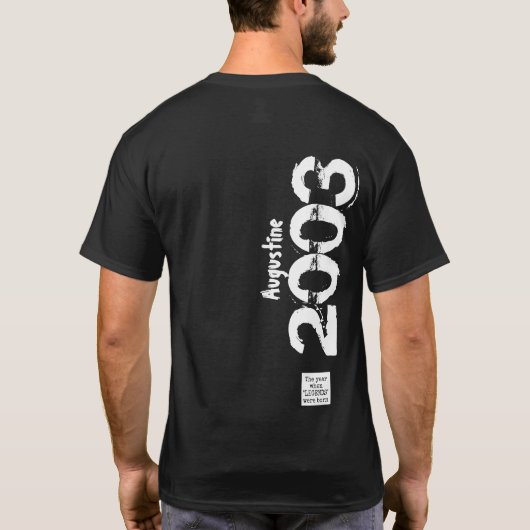 18誕生日2003 Name Legendsヴィンテージ Tシャツ (裏面)