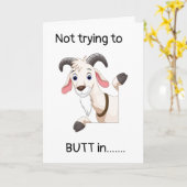 (18誕生日)で**お尻**をインしようとしていません カード (黄色い花)