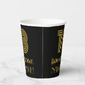 18誕生日:インスパイアアールデコの「18」の外観と名前 紙コップ (右)