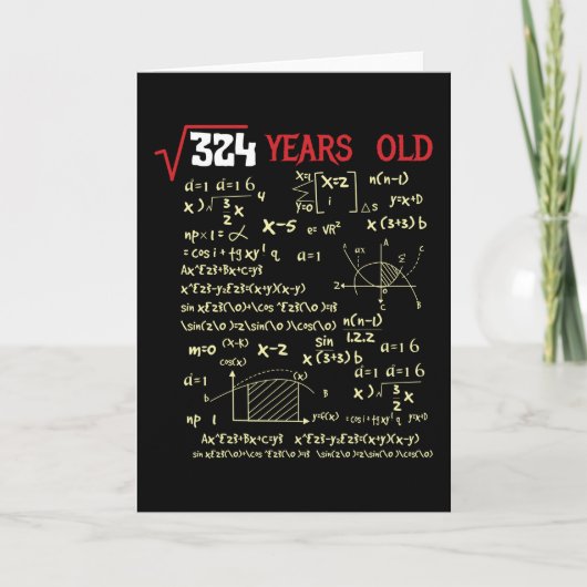 18誕生日 カード (正面)