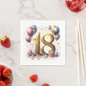 18誕生日 スタンダードカクテルナプキン (インサイチュ)