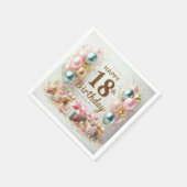 18誕生日 スタンダードカクテルナプキン (角)