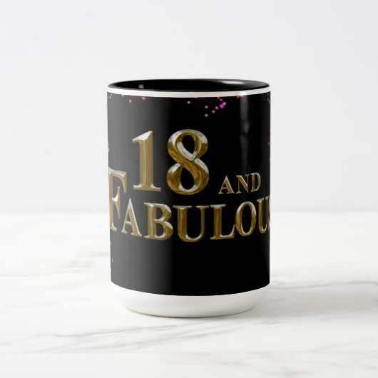 18誕生日 ツートーンマグカップ (中央)