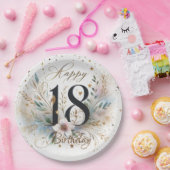 18誕生日 ペーパープレート (パーティー)