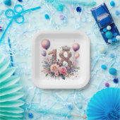 18誕生日 ペーパープレート (パーティー)