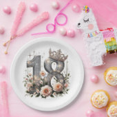 18誕生日 ペーパープレート (パーティー)