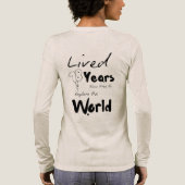 18誕生日、成人までの節目 トライブレンドＴシャツ (背面)