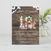 18誕生日 | Wild West Cowboy 招待状 (スタンド正面)