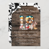 18誕生日 | Wild West Cowboy 招待状 (正面/裏面)