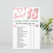 18誕生日EverまたはNeverゲーム (スタンド正面)