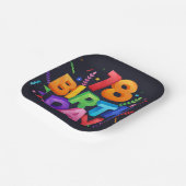 18誕生祝い ペーパープレート (傾斜あり)