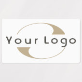 18防水ステッカー会社ロゴウォーターボトル ラベル (デザイン1)