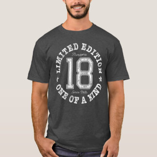 18限定版One of a kind 18誕生日18Y Tシャツ