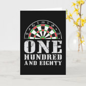 180ダーツダーツダートボードブルズエアローおもしろいギフト カード (黄色い花)