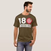 180ロードダーツダーツプレーヤー Tシャツ (正面フル)