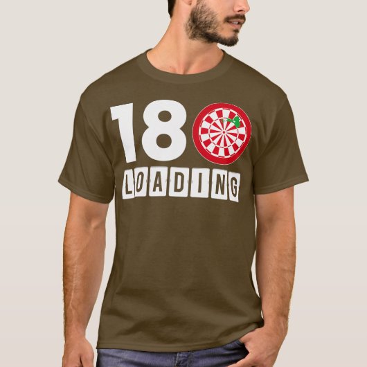 180ロードダーツダーツプレーヤー Tシャツ (正面)