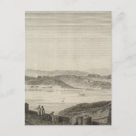 1800年のワシントン市の見解 ポストカード (正面)