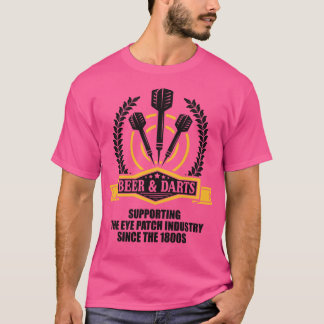 1800年代からのビールとダーツ Tシャツ