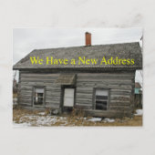 1800年代のキャビンカードの変更 案内ポストカード (正面)