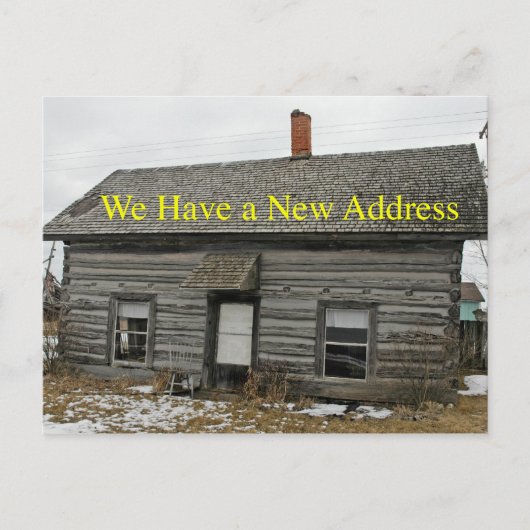 1800年代のキャビンカードの変更 案内ポストカード (正面)