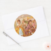 1800年代のクリスマススタンプ集&ギフト ラウンドシール (封筒)