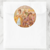 1800年代のクリスマススタンプ集&ギフト ラウンドシール (バッグ)