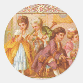 1800年代のクリスマススタンプ集&ギフト ラウンドシール