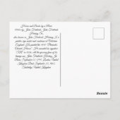 1800年代の川の下の馬 ポストカード (裏面)