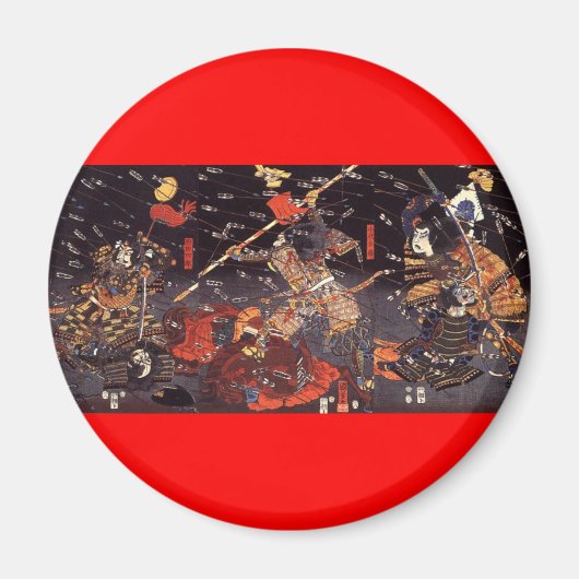 1800年代の武士 マグネット (正面)