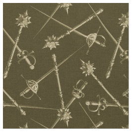 1800年代の近接武器、セピア ファブリック