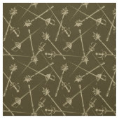 1800年代の近接武器、セピア ファブリック (見本)