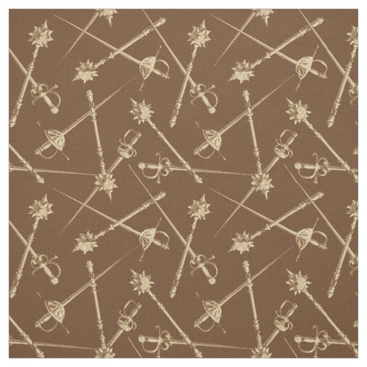 1800年代の近接武器、ヘーゼルナッツブラウン ファブリック (見本)