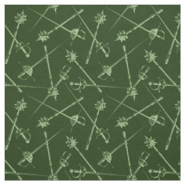 1800年代の近接武器、緑 ファブリック