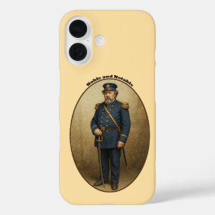 1800年代サンフランシスコ皇帝ノートンと剣URM iPhone 16ケース