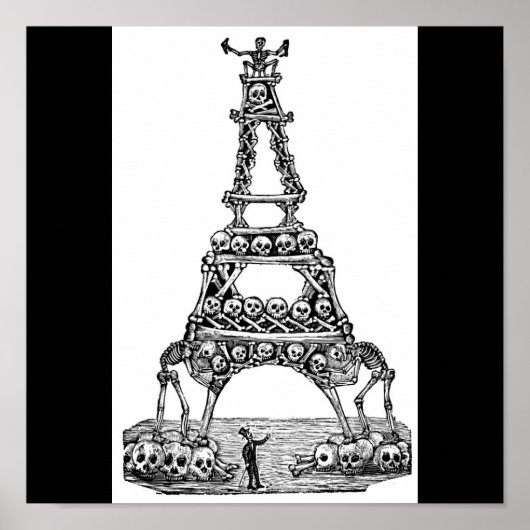 1800年代後半のエッフェルタワーのカラベラ ポスター (正面)